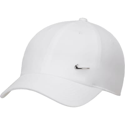 Nike Dri-fit Club Metal Swoosh Cap Fb5372-100 - Kleur Wit-multicolour - Maat M/L