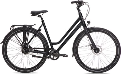 BSP Voyager Belt - Dames Stadsfiets - Riemaandrijving - 8 versnellingen - 56 cm - Onyx Black