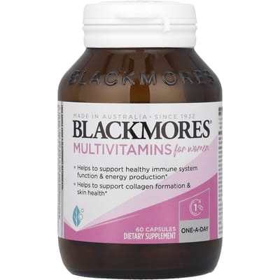 Blackmores, Multivitamine voor vrouwen, 60 capsules
