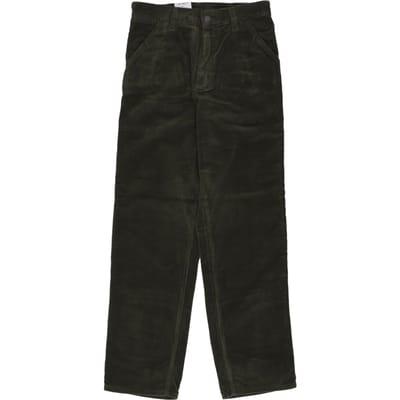 Lange herenbroek met enkele knie, Plant Rinsed