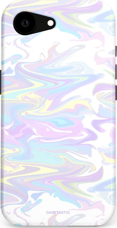 Casetastic Hoesje Geschikt voor Apple iPhone 16e Magsafe - Stijlvolle Beschermende Duo-layer Case - IJsdans van kleur