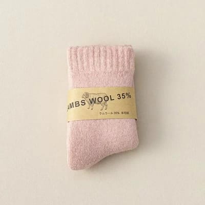 Winter 30% Wol Kasjmier Warme Pluizige Kindersok Chic Effen Kleur Kalfssok voor Kinderen Verdikken Fleece Wol Herfst Warme Kousen 3-5 Year roze