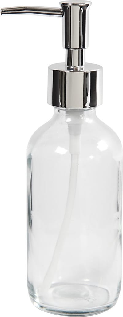 CC Glazen Zeeppomp 19,3 cm Helder