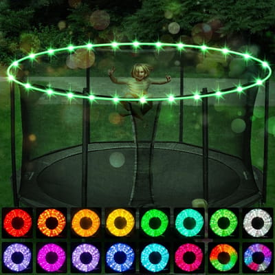 LED Verlichting voor Trampoline met Afstandsbediening en Kleurwisseling voor 14 - 16 ft