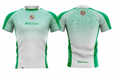 T-shirt Arawaza | Dry-Fit | Groen / Wit (Maat: L)