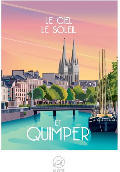 La Loutre Le Ciel Le Soleil et QUIMPER - 1,000 pieces.