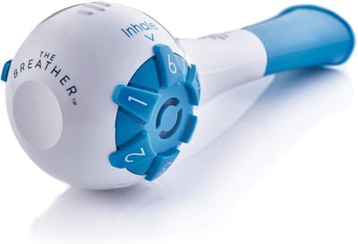 Ryoudavell - Ademtrainer en Longtrainer - Ademhalingstrainer - Drugsvrije Ademhalingstherapie - Longcapaciteit Verbeteren - Blauw