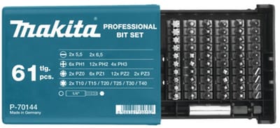 Makita P-70144 Schroefbitset 61-delig