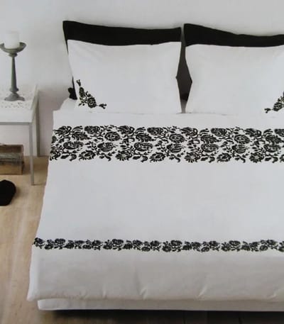 Beddinghouse Orvieto Dekbedovertrek - Eenpersoons - 140x200/220 cm - Black