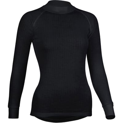 Avento Thermoshirt Lange Mouw - Vrouwen - Zwart - Maat 42