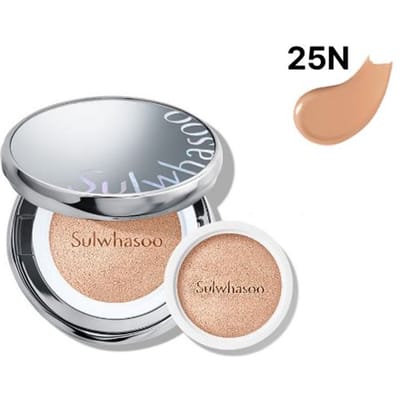 Sulwhasoo Perfecting Cushion Airy (Hoofdset + 1 navulset) 15g*2 (SPF50+ / PA+++) 25N1 gray