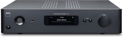 NAD C 389 krachtige hifi stereo versterker - zwart