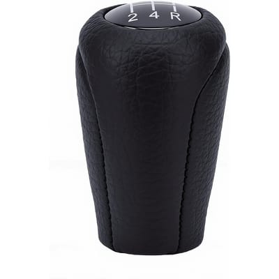Tête de Levier de Vitesse en Cuir 5 Vitesses Remplacement pour Mazda 3 BK BL 5 CR CW