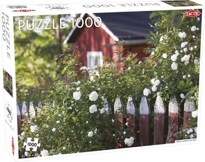 Tactic Summer Cottage in Finland – Puzzel – 1000 stukjes – Scandinavische Zomeridylle – Strak en Rustgevend Ontwerp – Hoogwaardige Scandinavische Kwaliteit