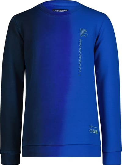 4PRESIDENT Sweater jongens - Cobalt Tie Dye - Maat 104 - Jongens trui