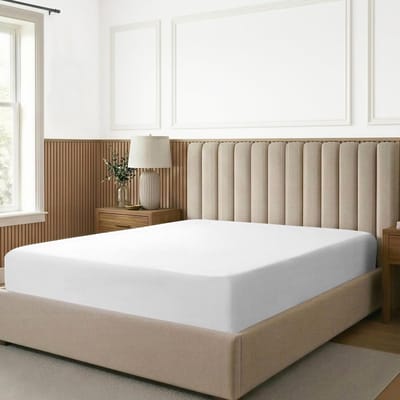 Dailygoods- Hoeslaken 90x200 cm - 100% Katoen - 400 Draaddichtheid - Zacht Satijnweefsel - Geschikt voor matrassen tot 40 cm - Ademend en duurzaam - Bedlaken