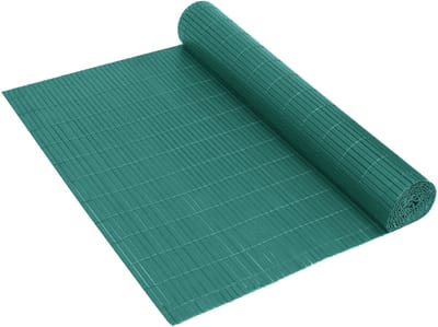PVC Zichtschermmat - 80x300 cm - Balkon Zichtscherm - Hek - Met Kabelbinders - Zichtschutting - Balkonzichtscherm - Windscherm - Waterdicht - Zonder boren - Voor Tuin En Terras - Groen - NAIZY