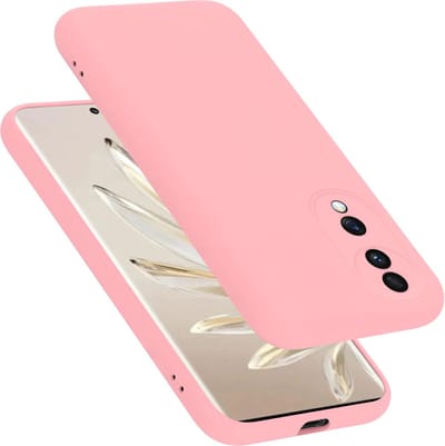 Cadorabo Hoesje geschikt voor Honor 70 in LIQUID ROZE - Beschermhoes gemaakt van flexibel TPU silicone Case Cover