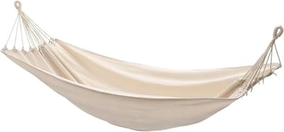 Hangmat - Ligstoel - Ontspannen Buiten - Voor 2 Personen - 260x150 cm - Crèmekleurig