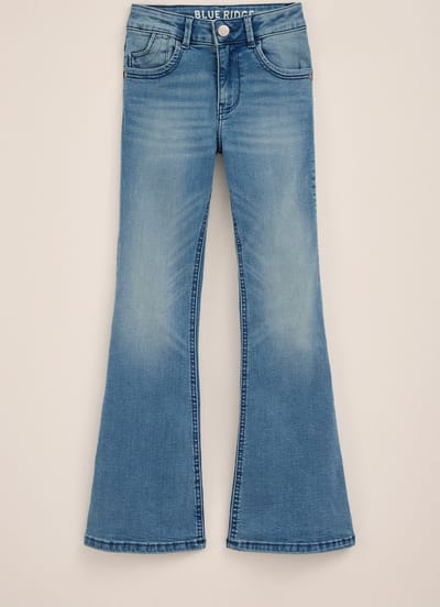 WE Fashion Meisjes flared jeans met stretch