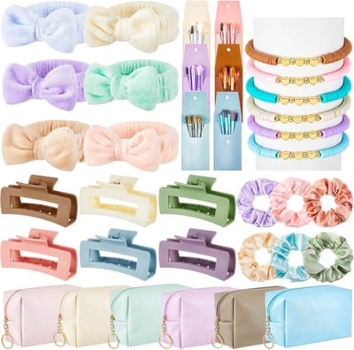 Cadeausets Vrouwen - Make-up Accessoires - Feestelijke Verrassing - 36 Delige Set - Diverse Maten - Multicolor
