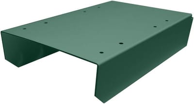 Muurbeugel Brievenbus - Wandhouder - Postopname - Meervoudige bevestiging - 26 x 16.5 cm - Groen