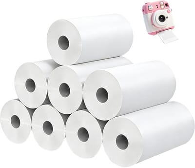Thermisch papierrollen 57mm zonder kern voor thermische printers, mini printers en camera's - ideaal voor DIY journal stickers en instant afdrukken