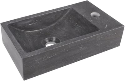 Differnz Hura Fontein - 40x22x11cm - kalksteen - grijs