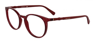 Longchamp LO2768 N Transparent burgundy 52/18/145 WOMAN Brilmonturen