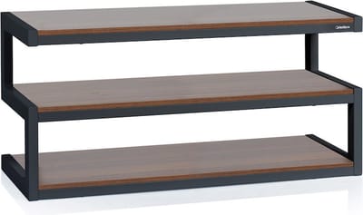 NorStone Esse zwart walnoot A/V meubel