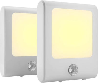 Nachtlamp met Bewegingsmelder en Lichtsensor - Dimbare Warme Verlichting voor Hal, Slaapkamer en Keuken