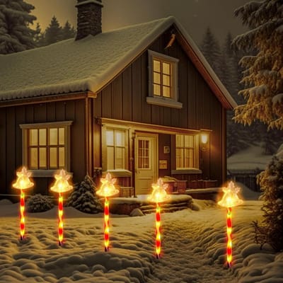 Equivera Kerstversiering Buiten - Kerstversiering - Kerst Versiering - Kerst Decoratie - Kerstdecoratie - Kerstdecoratie voor Buiten - Voor de Leukte Kerstviering!