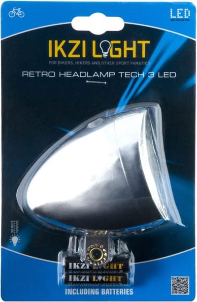 IKZI LIGHT retro koplamp chroom