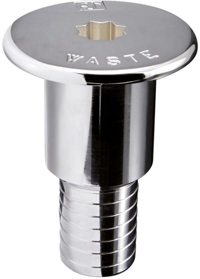 Hollex Dekdop messing Vuilwater 38mm Lier