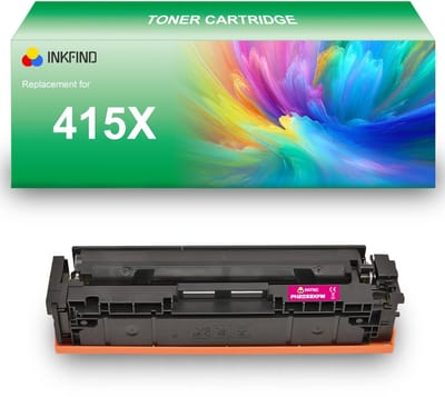 INKFIND 415X (W2033X) Magenta tonercartridge compatibel met HP 415X (W2033X) Magenta toner cartridge - 1-pack Magenta