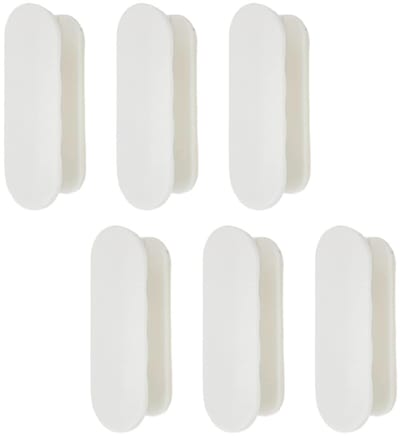 Dailygoods- Balkondeurgreep 6 Stuks - Zelfklevende Deurgrepen - Kunststof Handgrepen - Kastdeurgrepen - Duurzaam - Afmetingen 9 x 3,2 x 2 cm - Handgreep