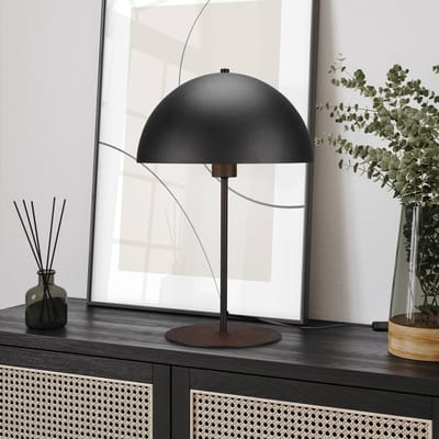 Trio Lighting NOLA tafellamp, hoogte 45 cm, zwart/goud