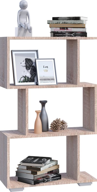 Houten kamerscherm Standplank Boekenplank Decoratieve boeken Standplank Palusa M