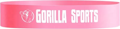 Gorilla Sports Fitnessband - Roze - 0,4 mm - Weerstandsband - 10 LB - 4,5 kg