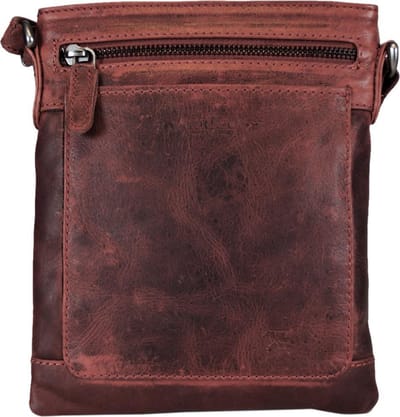 Leren Schoudertasje Rood - Crossbody Tasje Van Rood Leer