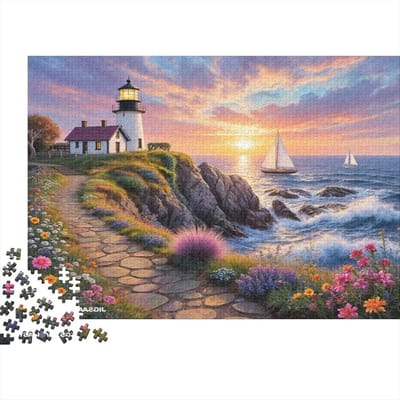 Legpuzzel Volwassenen - Landschap Puzzel - Ontspanning Thuis - Levendige Kleuren - 1000 Stukjes - Kleurrijk