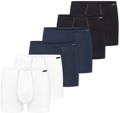 Schiesser Heren retro short / pant 6 pack Cotton Essentials