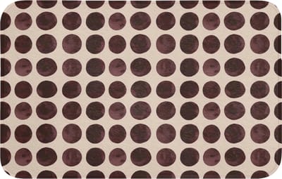 Badmat 80x50 cm - Antislip - Stippen - Patroon - Bruin - Badmatten voor badkamer - Badkamermat - Douchemat - Badkamer mat