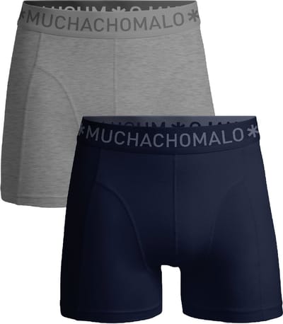 Muchachomalo Boxershort heren – 2 Pack – 95% Katoen – Heren Ondergoed – Kleding – Stevig Ondergoed – Onderbroeken Heren