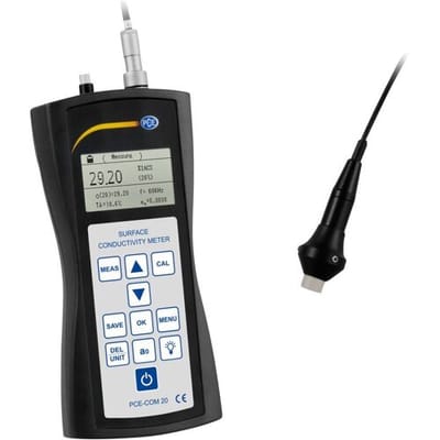 PCE Instruments - PCE-COM 20 - Hardheidsmeter - Materiaaltester voor metalen - Geleidbaarheidsmeter