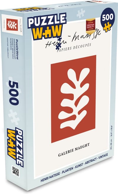 Puzzel Henri Matisse - Planten - Kunst - Abstract - Vintage - Legpuzzel - Puzzel 500 stukjes