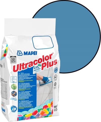 MAPEI Ultracolor Plus Voegmortel - Waterafstotend & Schimmelwerend - Kleur 167 Avio - 5 kg