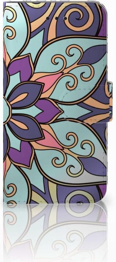 Apple iPhone X | Xs Hoesje Purple Flower