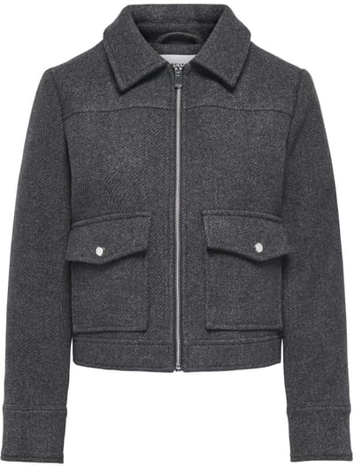 JDY - JDYNELLY SHORT ZIP JACKET OTW HAB - Dames - Gewatteerde jassen