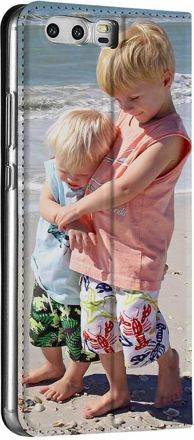 Book Case voor Huawei P10 Plus zelf een gsm hoesje maken met foto's